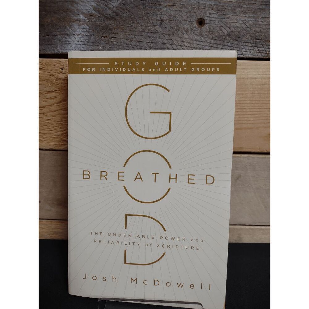 NEW God Breathed Study Guide Josh McDowell ISBN # 9781630589448
